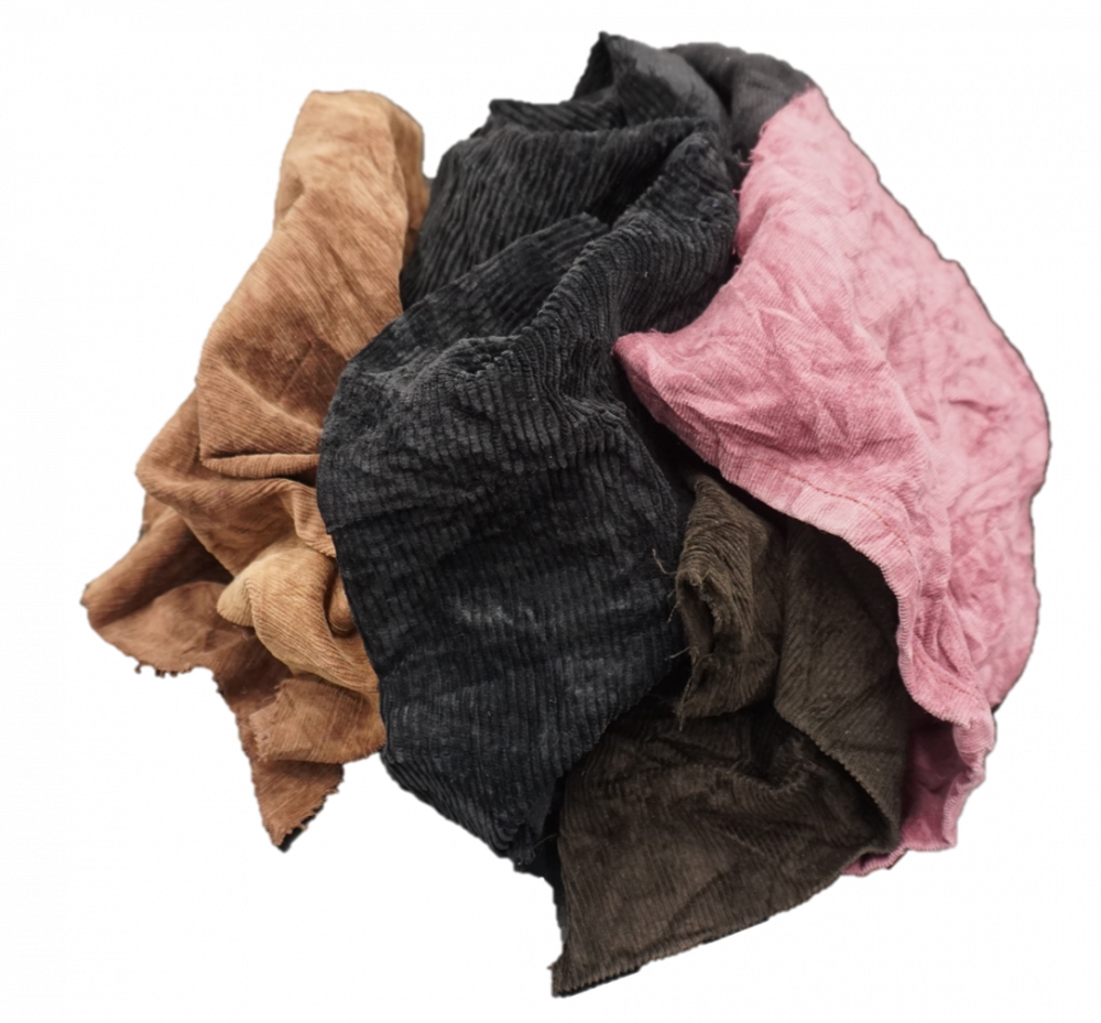 Colored Corduroy Recycled Rags