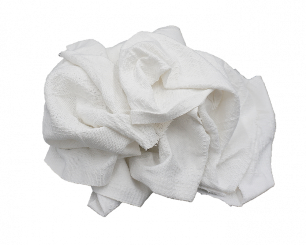 White Thermal Recycled Rags