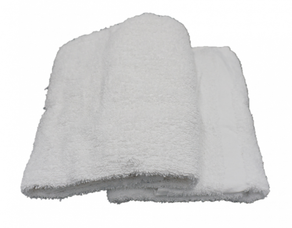 White Recycled Terry Towel