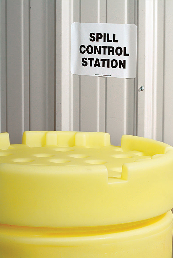 Spill Control Station Sign