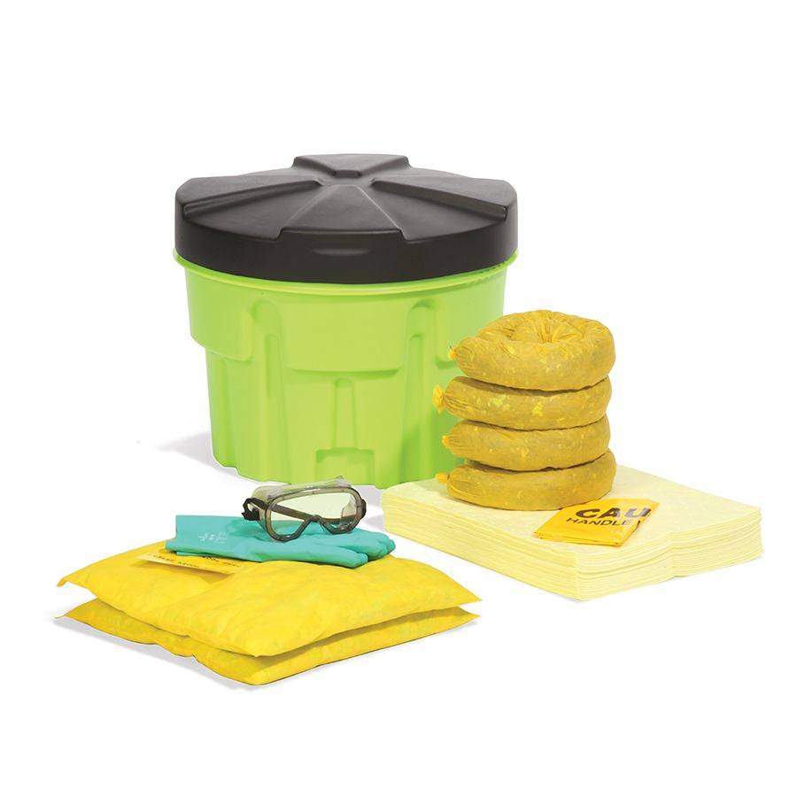 HazMat 20-Gallon Hi-Viz Overpack Drum Spill Kit