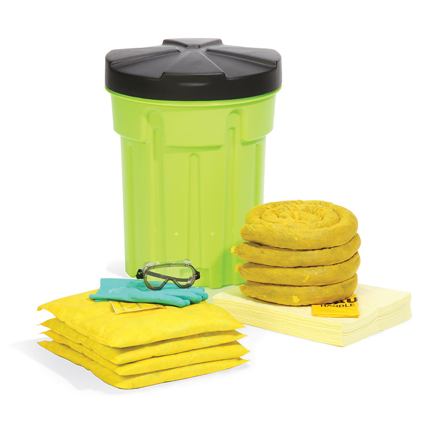 HazMat 30-Gallon Hi-Viz OverPack Drum Spill Kit