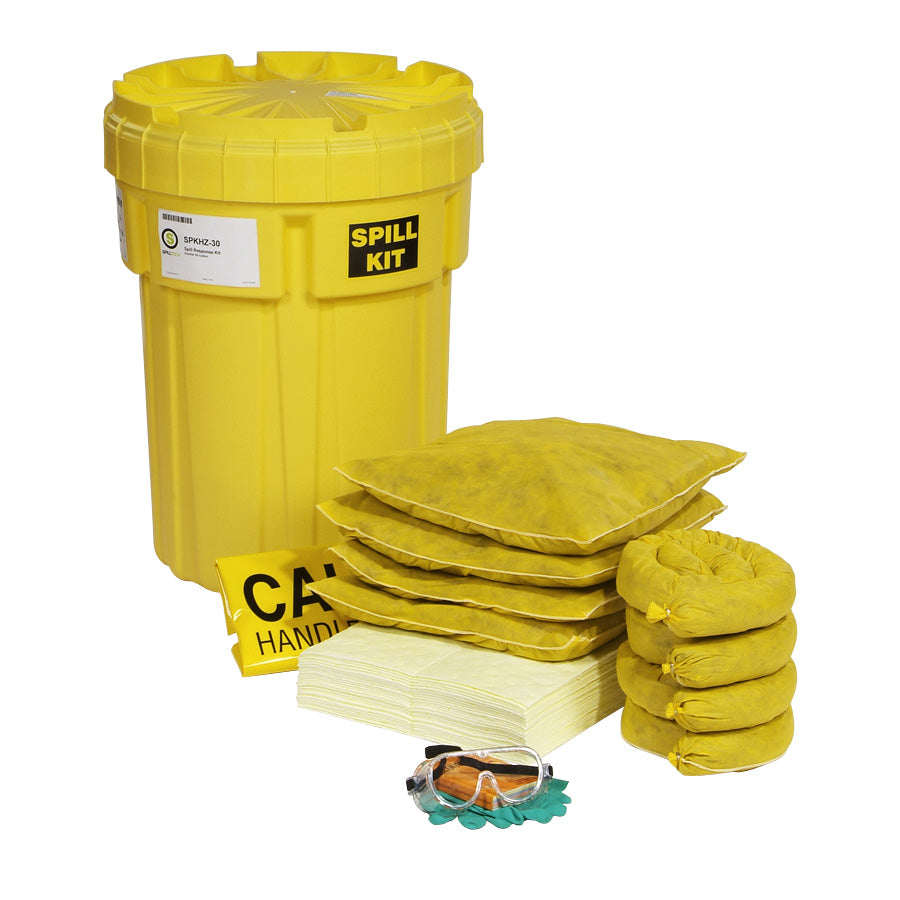 HazMat 30-Gallon OverPack Salvage Drum Spill Kit