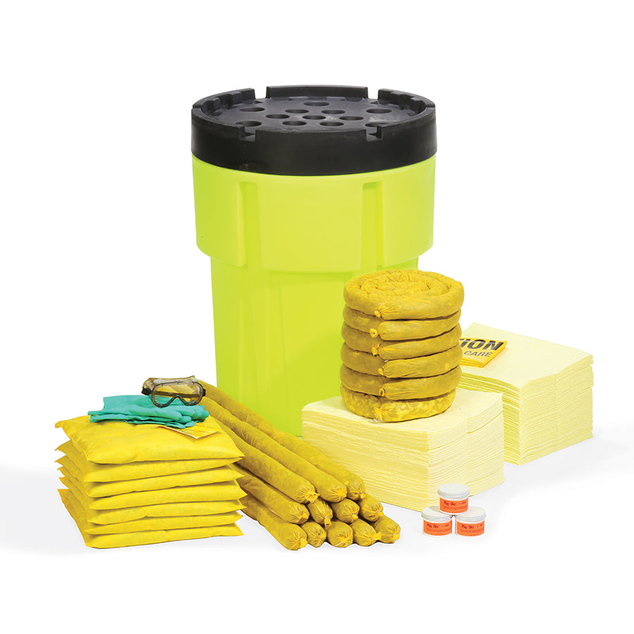 HazMat 95-Gallon Hi-Viz OverPack Drum Spill Kit