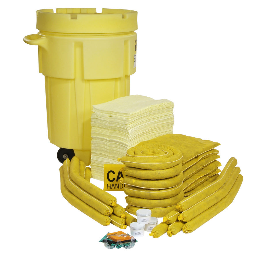 HazMat 95-Gallon Wheeled OverPack Salvage Drum Spill Kit