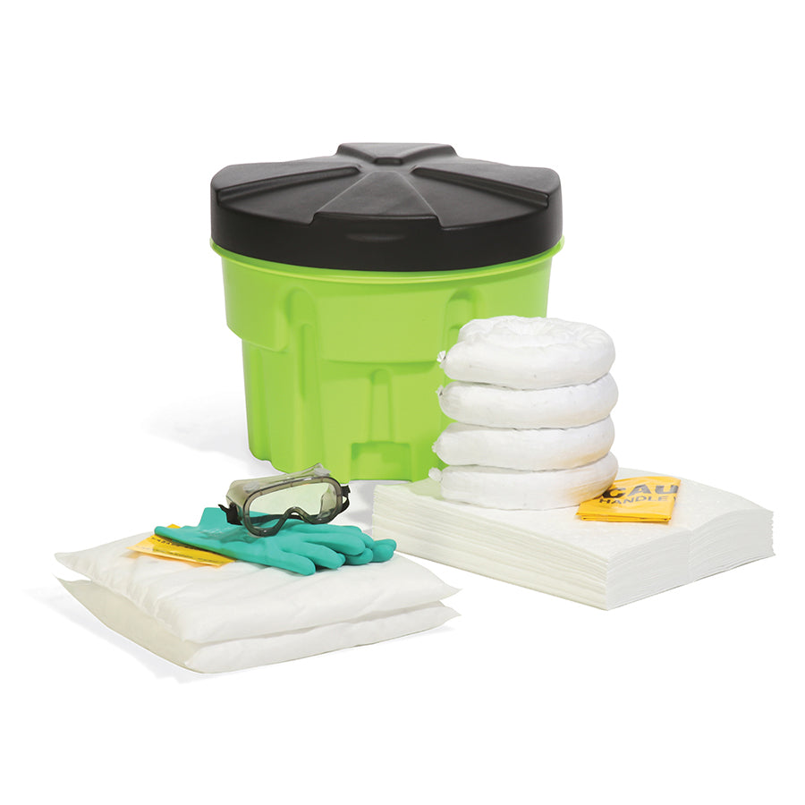 Oil-Only 20-Gallon Hi-Viz OverPack Drum Spill Kit