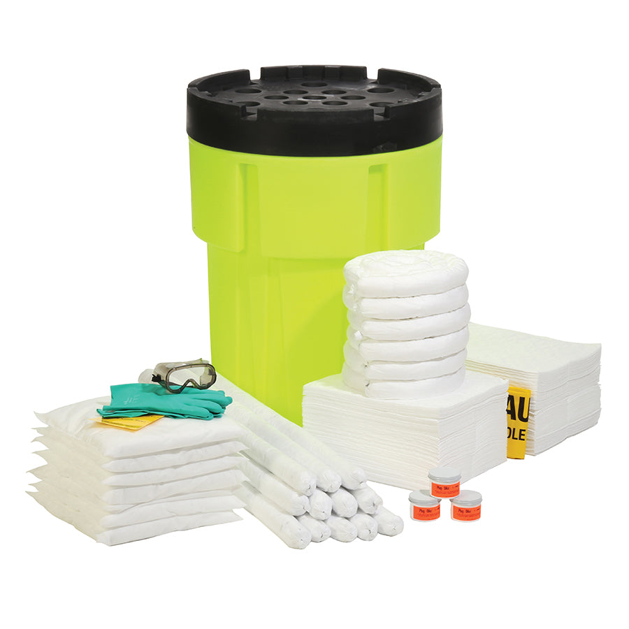 Oil-Only 95-Gallon Hi-Viz OverPack Drum Spill Kit