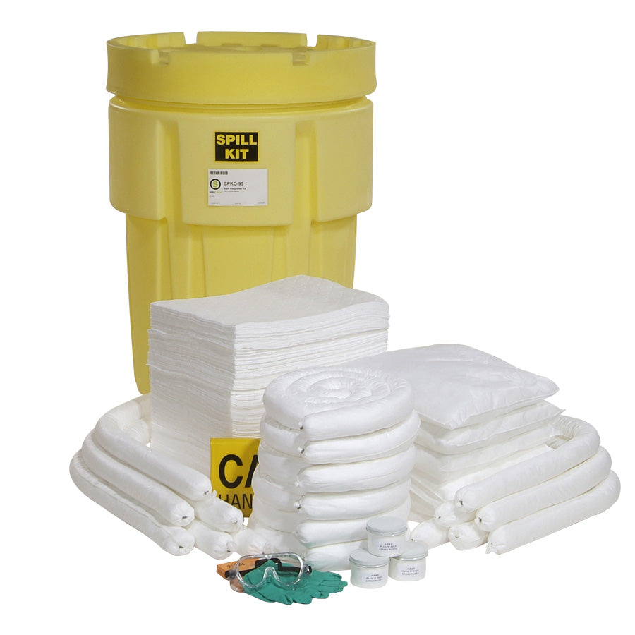 Oil-Only 95-Gallon OverPack Salvage Drum Spill Kit