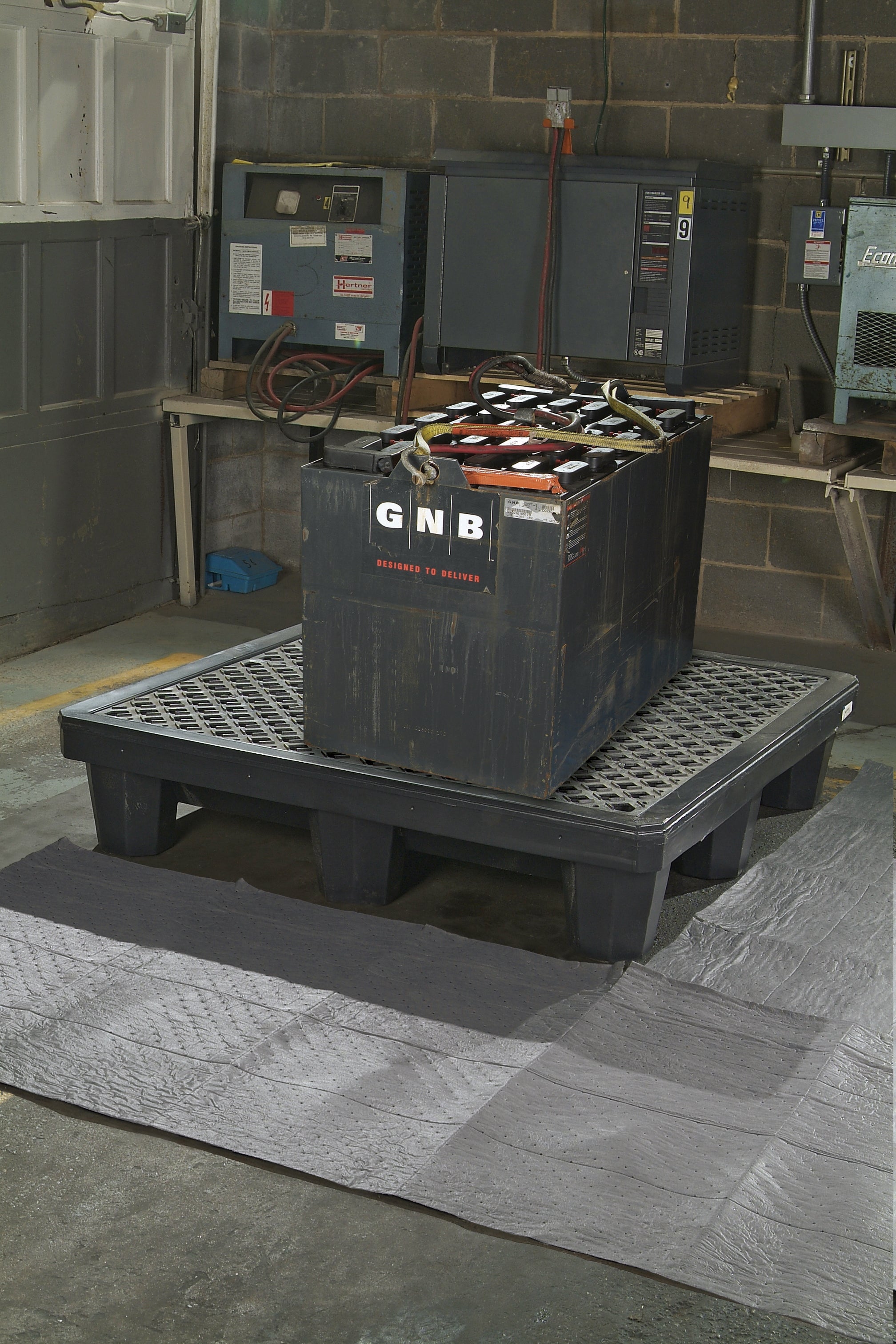 4-Drum Spill Pallet With Drain