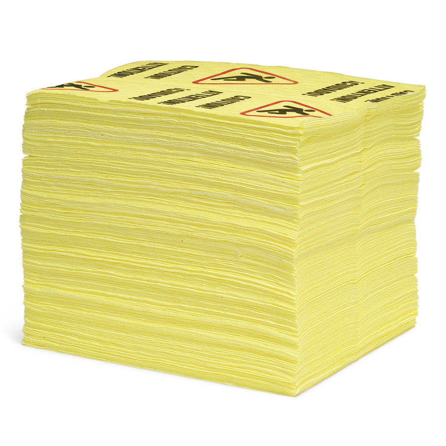 Caution Mat Pads - Single Weight - 200 pads/package - 19" L x 15" W