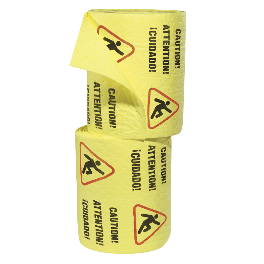 Caution Mat Split Rolls - Heavy Weight -2 rolls/package - 150' L x 15" W