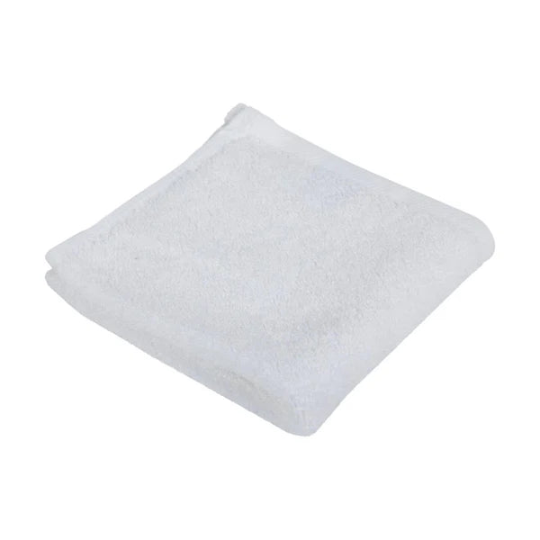 12" x 12" - New White Terry Washcloth, 1 lbs/dz